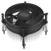 Кулер CoolerMaster i30P (65W, 3-pin, 55mm, classic, Al, fans: 1x92mm/31CFM/28dBA/2600rpm, 1200/115x)