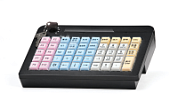 Программируемая клавиатура АТОЛ КВ-50-U с картридером 1-3 дорожки,черная USB