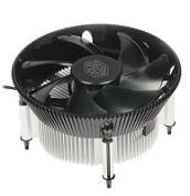 Кулер CoolerMaster i70 (95W, 3-pin, 60mm, classic, Al, fans: 1x120mm/37CFM/28dBA/1800rpm, 1200/115x)