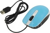 Мышь проводная Genius DX-160 ,1000dpi,оптическая,USB,голубая