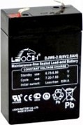Аккумулятор LEOCH DJW 2,8-6 KL 6V 2.8Ah